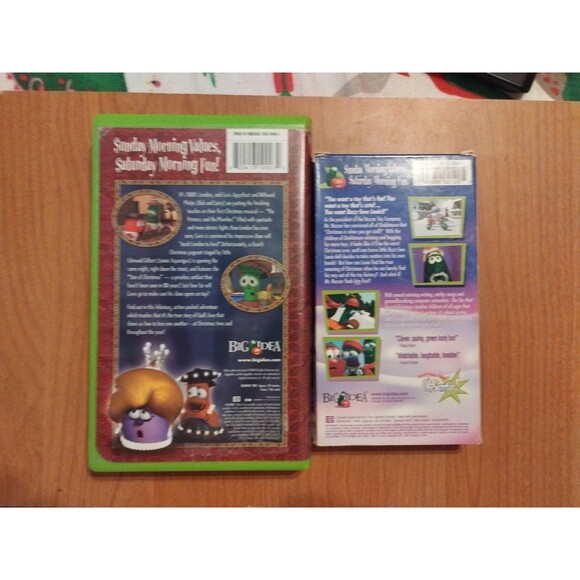 VeggieTales The Star of Christmas & The Toy That Saved Christmas VHS Lot - Picture 2 of 7